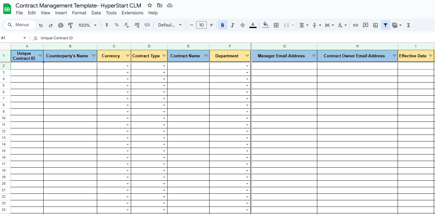Contract Management Template Excel Explained [+ Free Template]